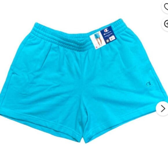 Champion Pants - Champion Ladies Embroidered Logo Side Seam Pockets Soft French Terry Short NWT